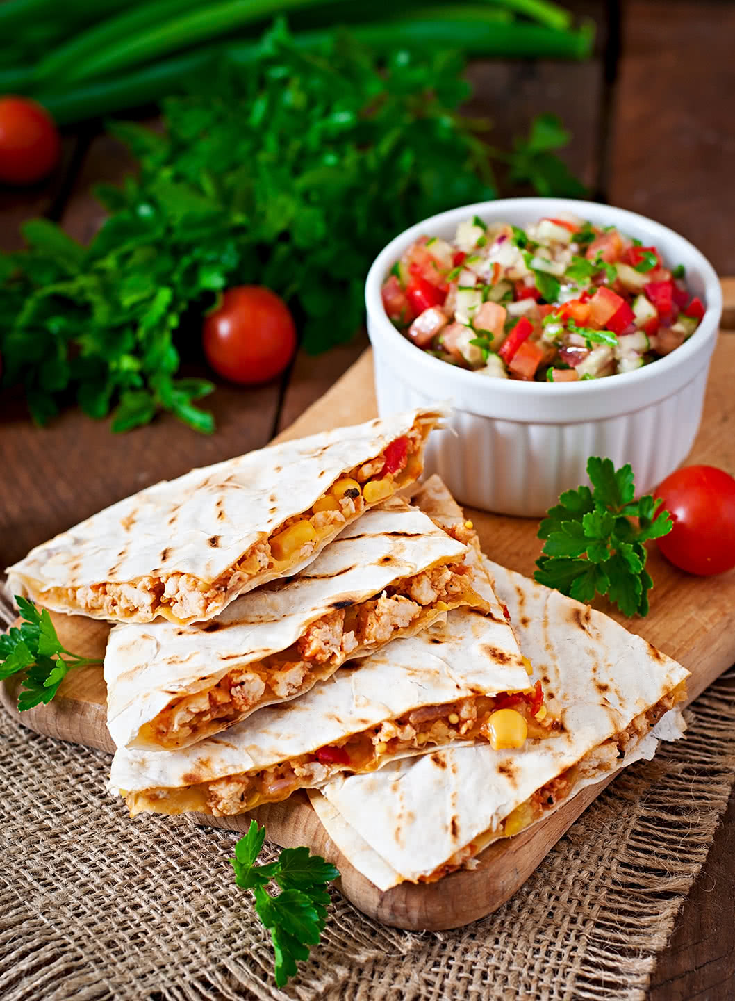 Quesadilla z dipem