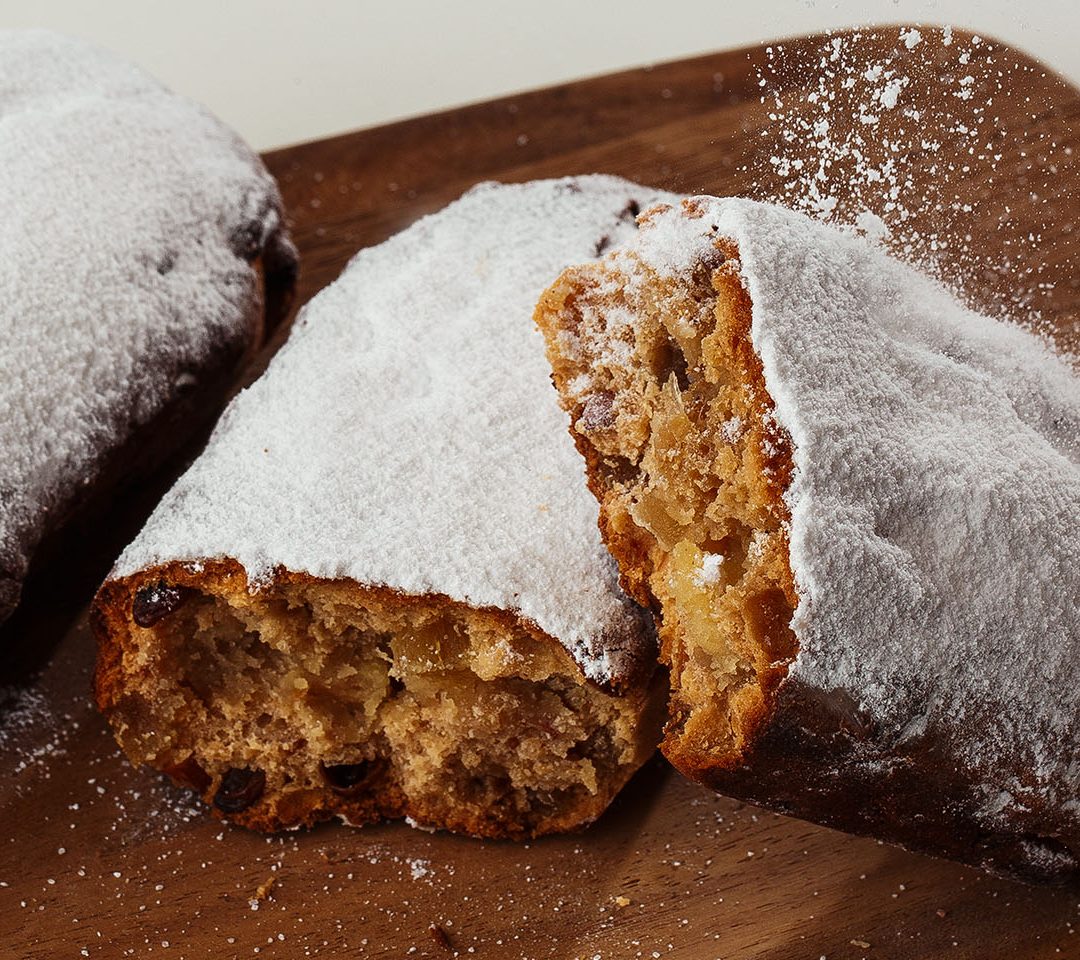 Drożdżowa strucla Stollen